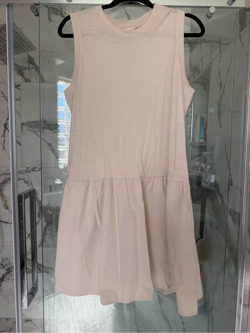 Target Sleeveless Drop-Waist Midi Dress in Light Pink
